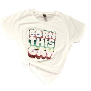 Born This Gay Mexican Zarape Style Tee
